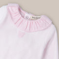 Conjunto afelpado de niña rosa