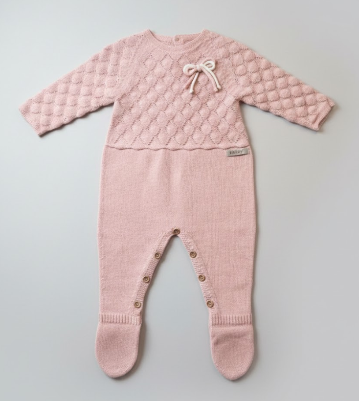 Mameluco Rosa con moño