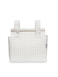 Bolsa carriola vichy gris claro
