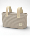 Bolsa carriola mini beige waffle topo
