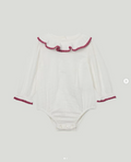 Body cuello olan borde rojo