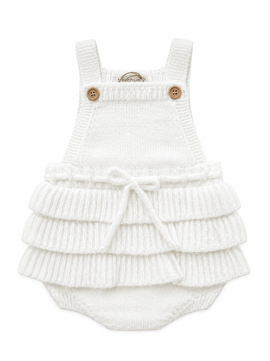 Body con olanes blanco
