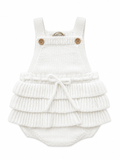 Body con olanes blanco