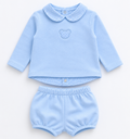 Conjunto afelpado niño baby blue